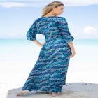 Faux-Wrap Swim Cover Up image number null