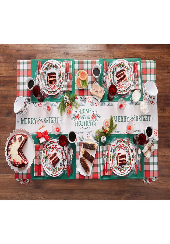 16-Pc. Christmas Dinnerware Set image number 2