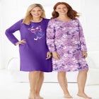 2-Pack Long-Sleeve Sleepshirt image number null