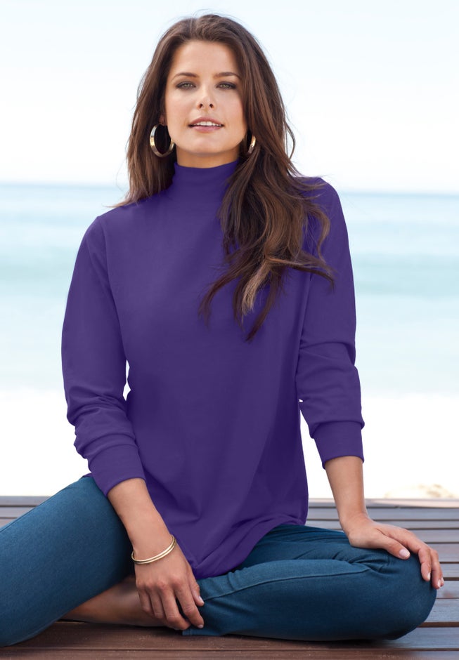 Long Sleeve Mockneck Ultimate Tee image number 5