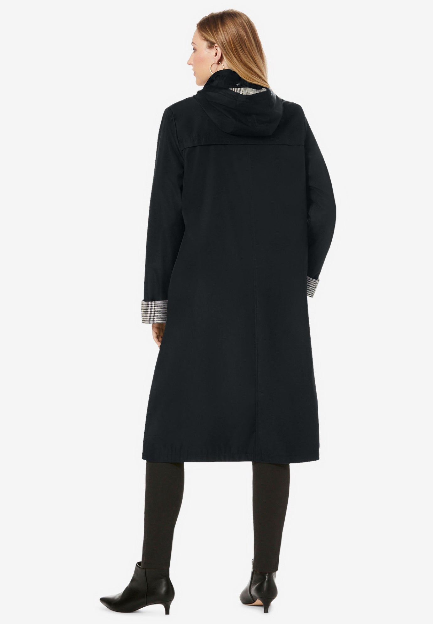Contrast Hood Raincoat image number 1