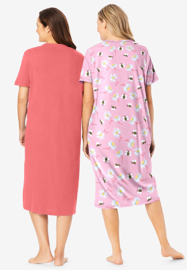 2-Pack Long Sleepshirts image number 1