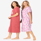 2-Pack Long Sleepshirts image number null