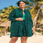 Eyelet Cover-Up Shirt image number 0