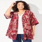 In-Vogue Velvet Kimono image number null
