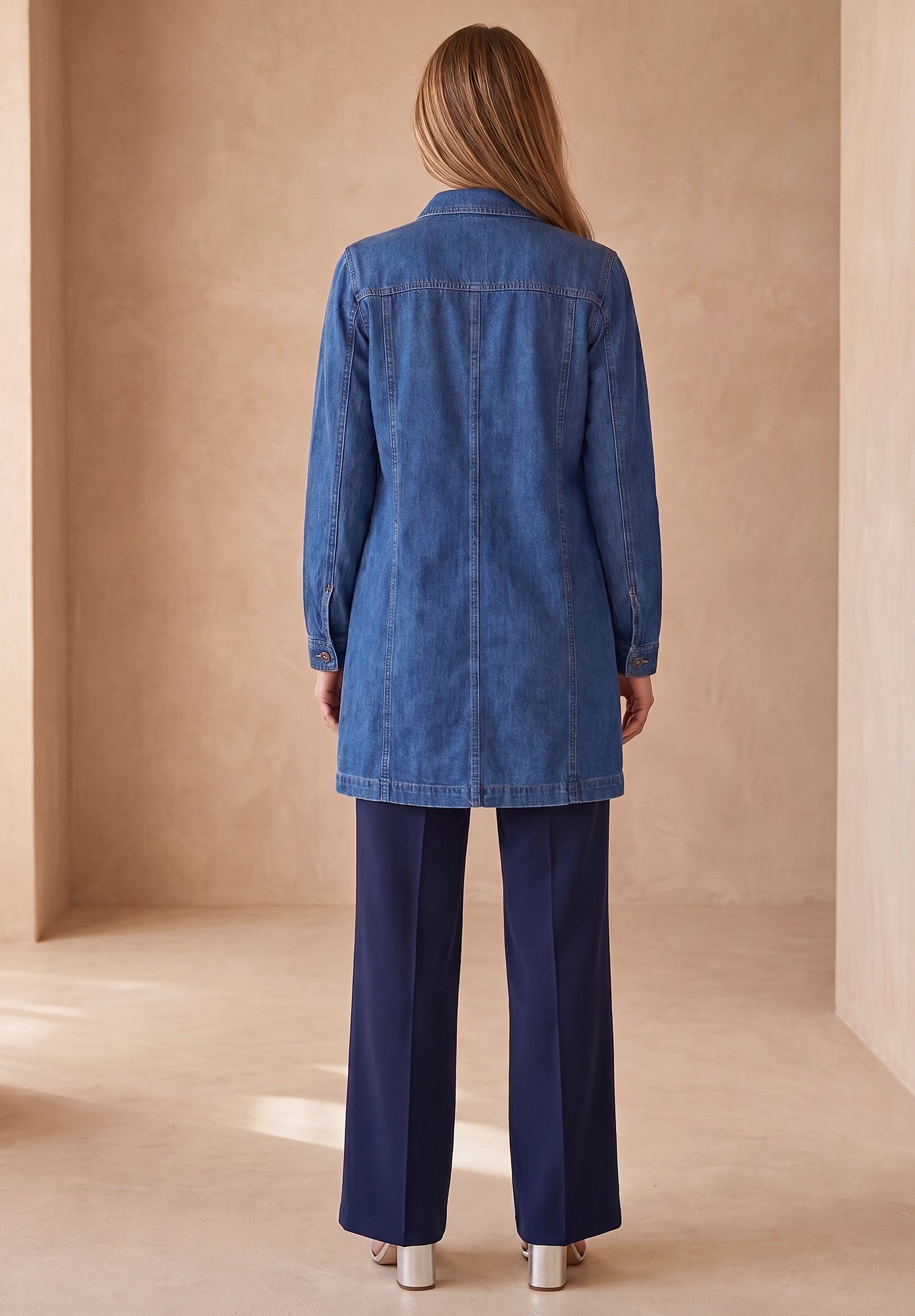 Long Denim Jacket image number 2