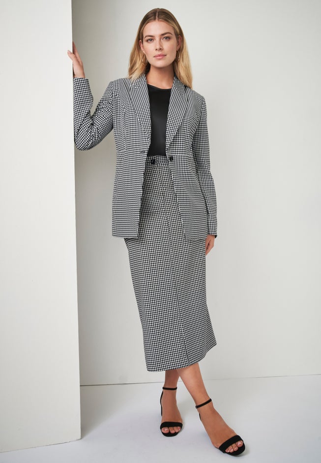 Tummy Control Bi-Stretch Midi Skirt image number 4