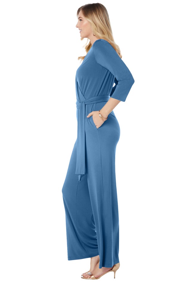 Wide Leg Knit Jumpsuit image number 2