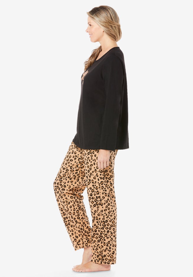 Long Sleeve Knit PJ Set image number 3