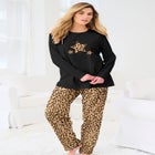 Long Sleeve Knit PJ Set image number null