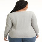 Ribbed Scoopneck Top image number null