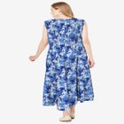 Pintucked Sleeveless Dress image number null