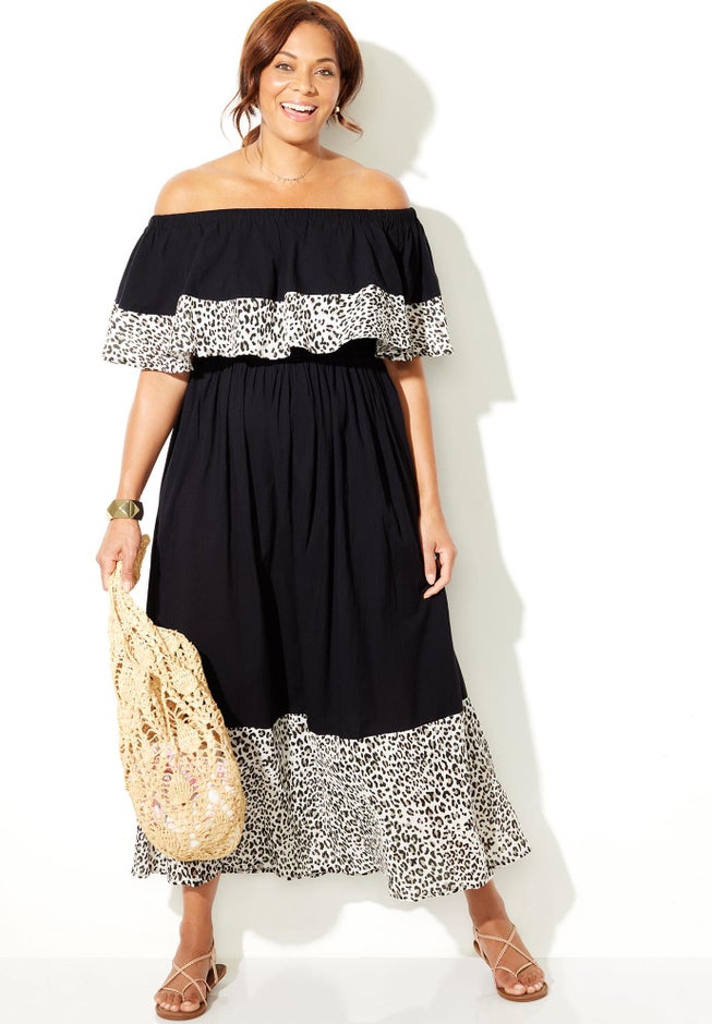 Mia Off the Shoulder Maxi Dress image number null