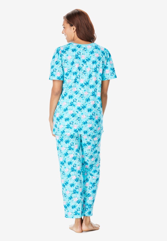 Floral Henley PJ Set image number null