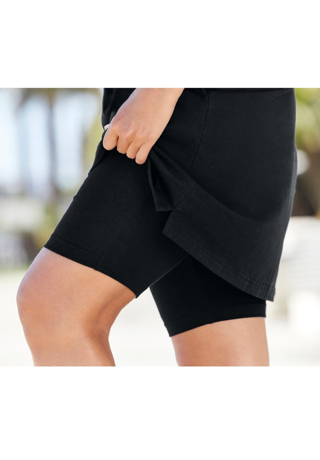 Everyday Stretch Cotton Skort image number 2