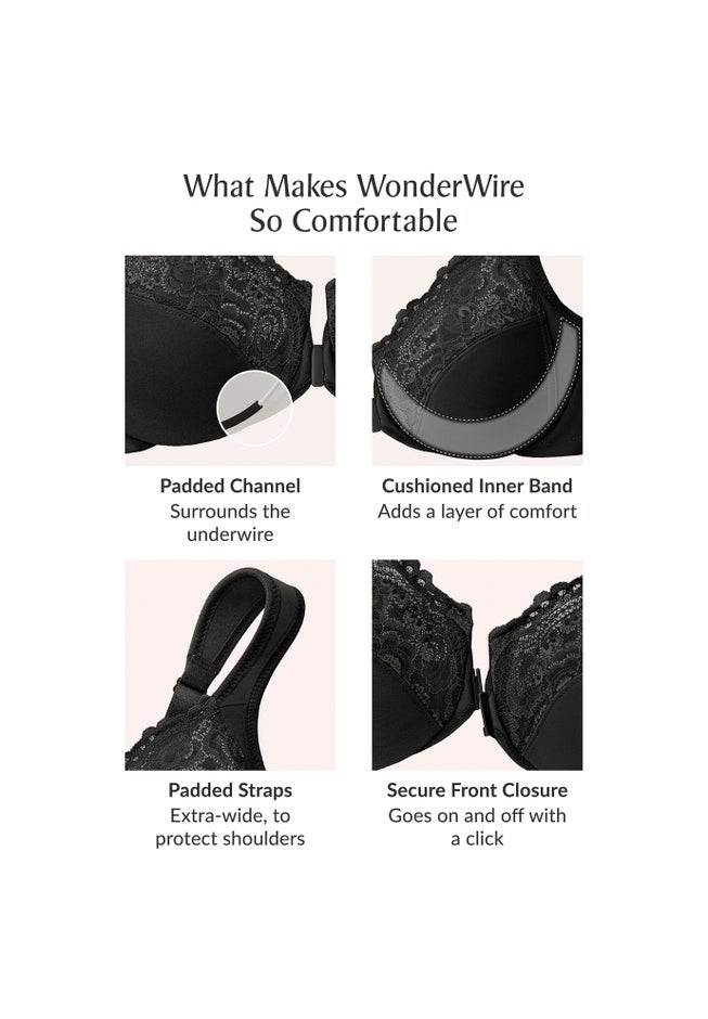 Wonderwire® Front-Close Underwire Bra 1245 image number 6