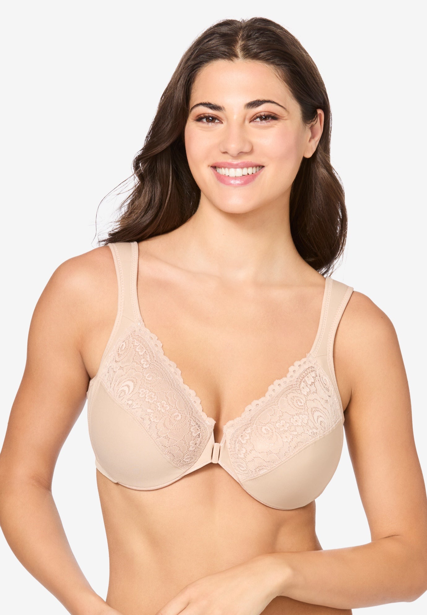 Wonderwire® Front-Close Underwire Bra 1245 image number 0