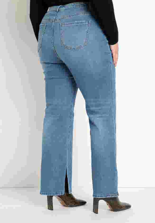 Gena Fit Split Inseam Hem Straight Leg Jean image number 1