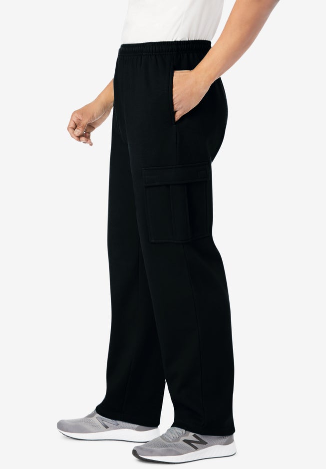 Fleece Cargo Sweatpants image number 3