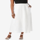 Linen Maxi Skirt image number null