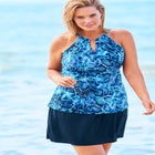 Keyhole Tankini Swim Top  image number 0