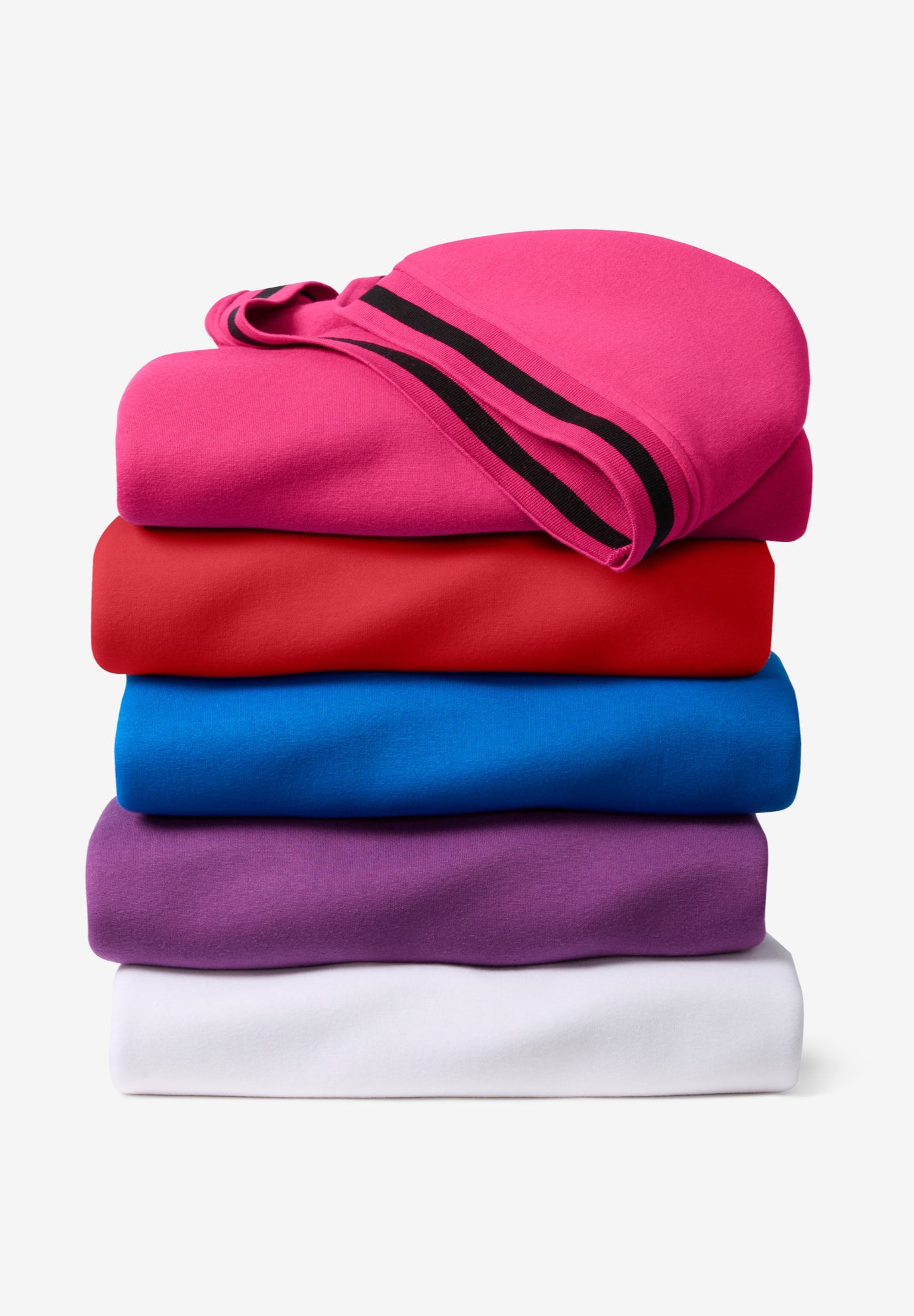 V-NECK HOODIE SWEATSHIRT image number 3