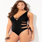 Cut Out One Piece Swimsuit image number null