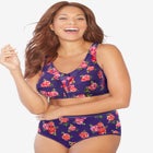 Cotton Back-Close Wireless Bra image number null