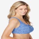 Wireless Back-Close Cotton Bra image number null