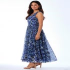 Georgette Flyaway Maxi Dress image number null