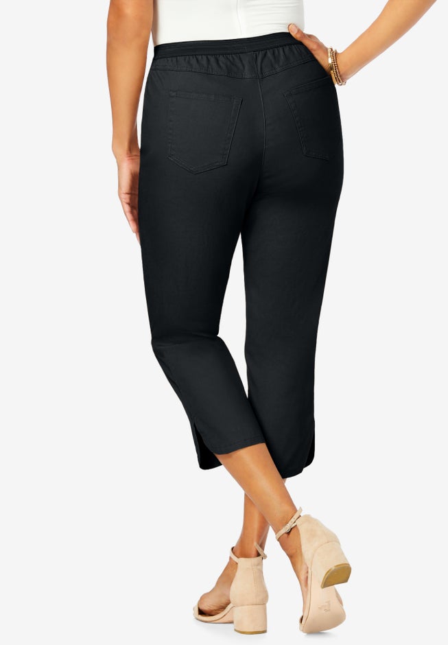Stretch Denim Crop Jeggings image number 1