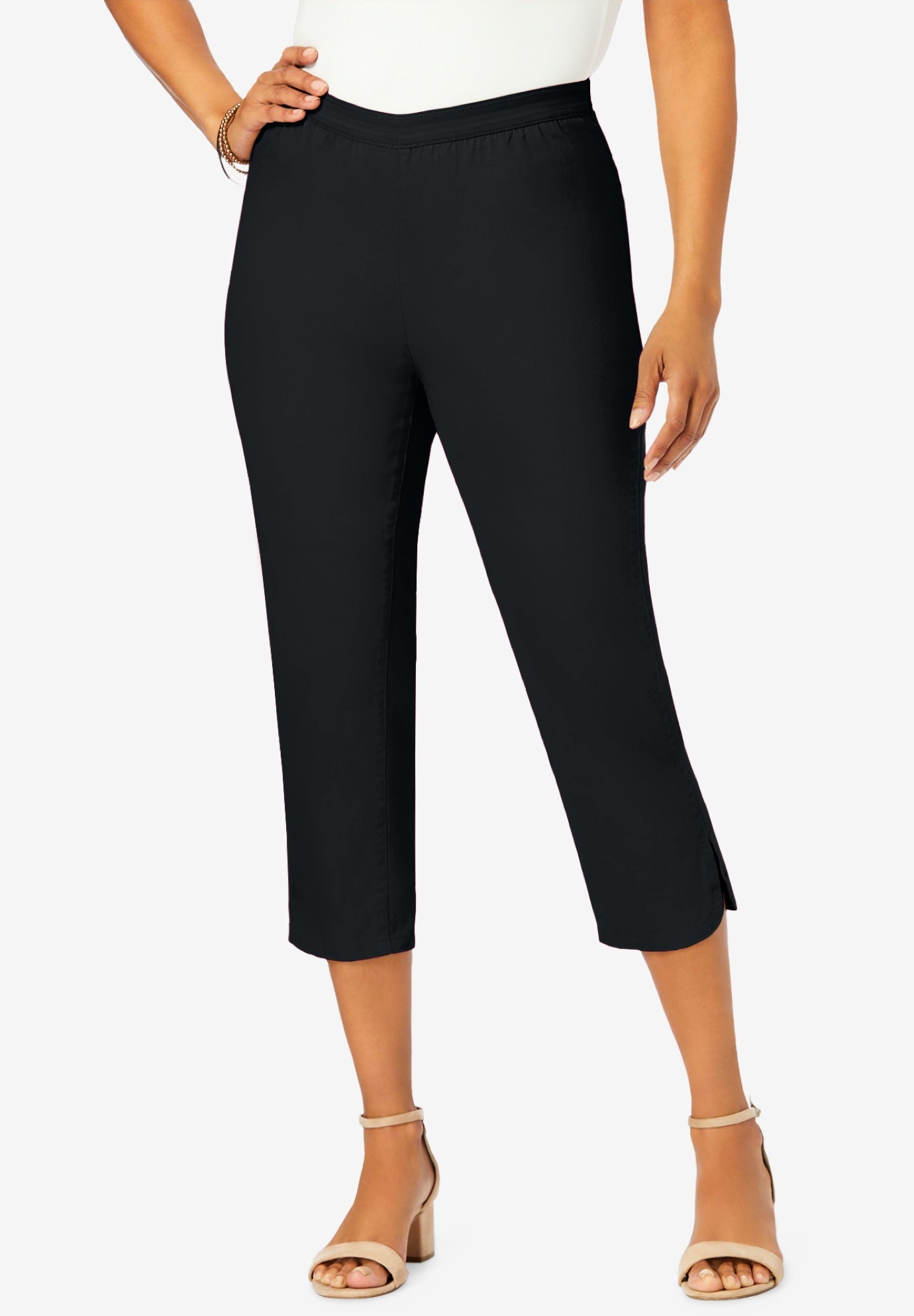 Stretch Denim Crop Jeggings image number 0