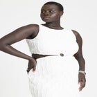 Cutout Crochet Dress image number null