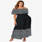 Off-The-Shoulder Maxi Dress image number null