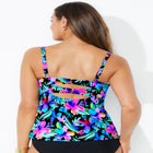 Faux Flyaway Underwire Tankini Top image number null