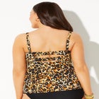 Faux Flyaway Underwire Tankini Top image number null