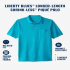 Longer-Length Shrink-Less&trade; Cotton Polo image number null