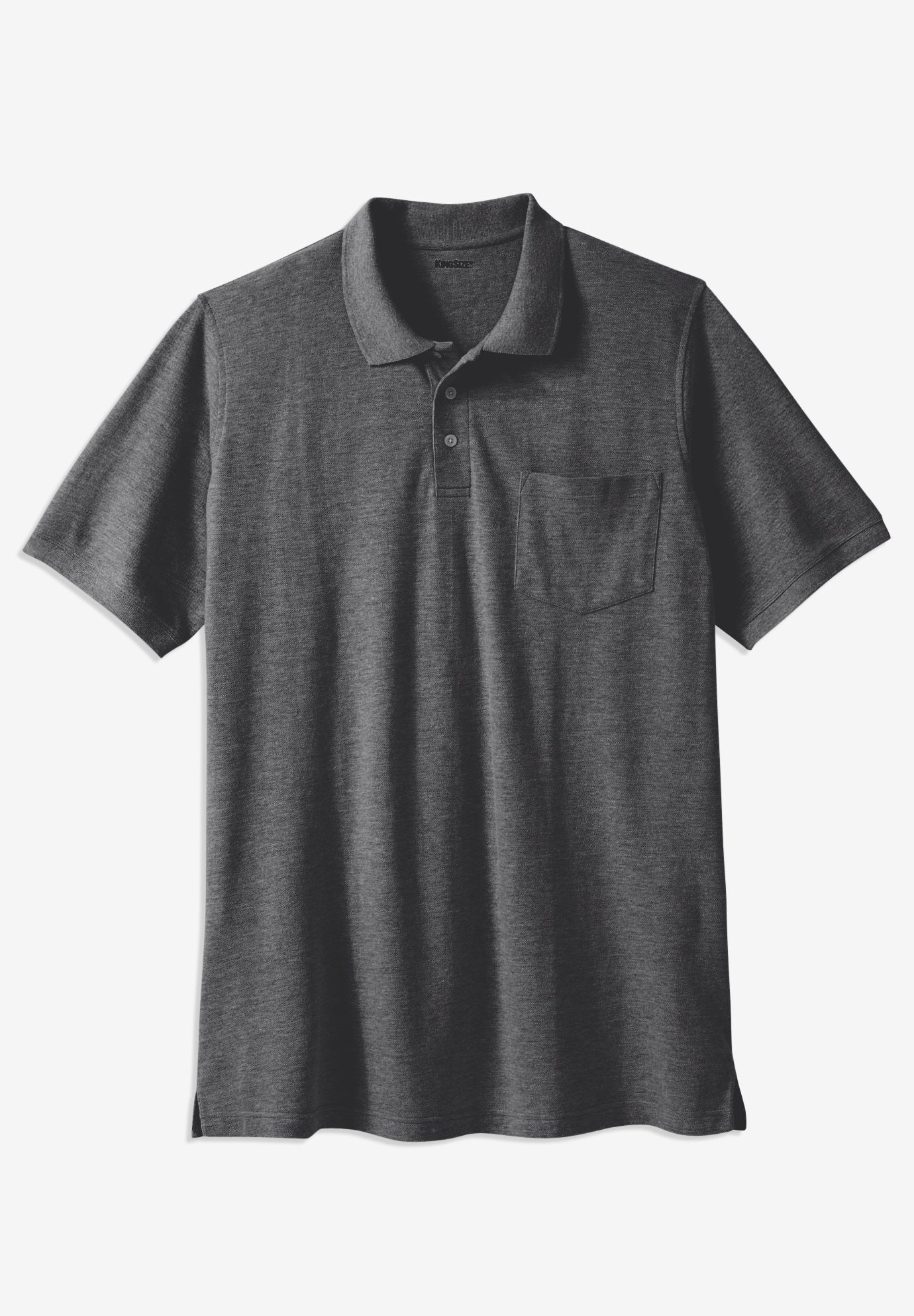 Longer-Length Shrink-Less&trade; Cotton Polo image number 0