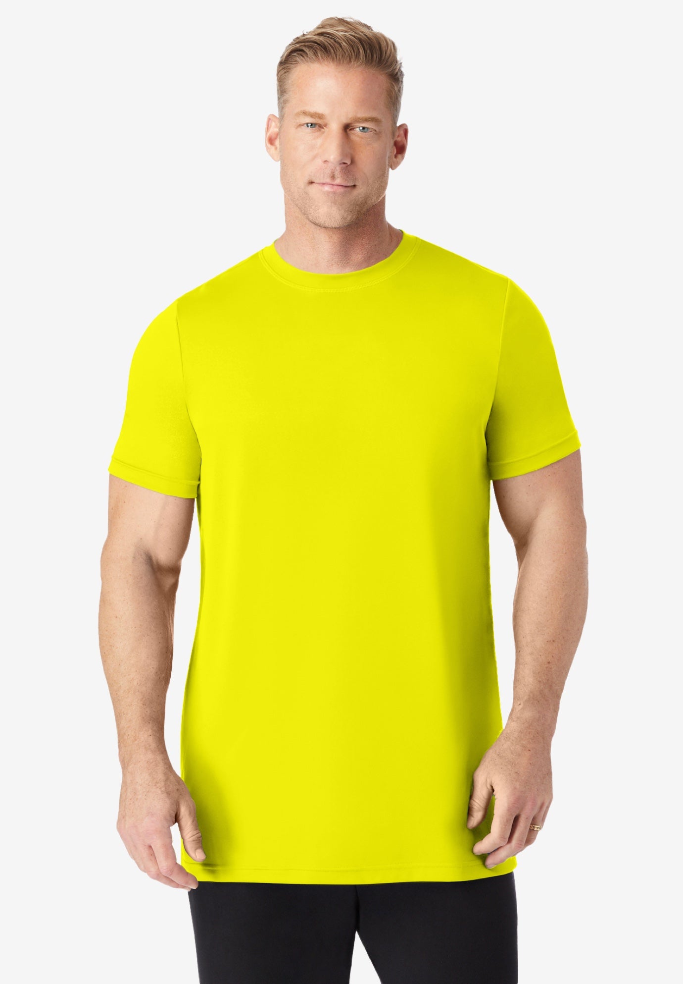 No Sweat Longer-Length Short Sleeve Crewneck Tee image number 0