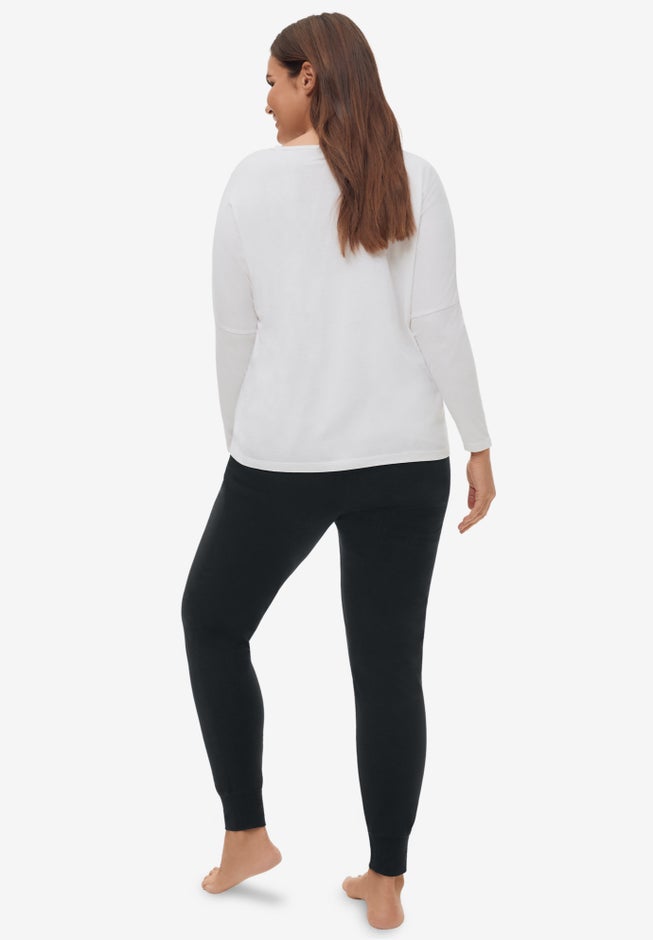 Knit Jogger Sleep Pants image number 1
