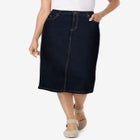 Stretch Denim Five-Pocket Jeans Skirt image number null