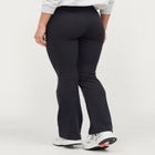 Cotton Spandex Full Length Bootcut Flat Waistband Leggings image number null