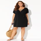 Esme Lace Up Cover Up Dress image number null