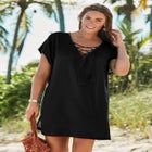 Esme Lace Up Cover Up Dress image number null