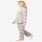 Dreams & Co® Side Print Pajama Set image number null