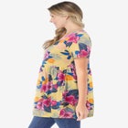 Short-Sleeve Empire Waist Tunic image number null