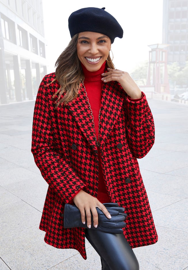 A-Line Wool Peacoat image number null