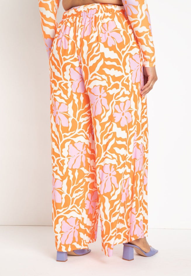 Gabi Fresh Swim x ELOQUII Wide Leg Coverup Pant image number null