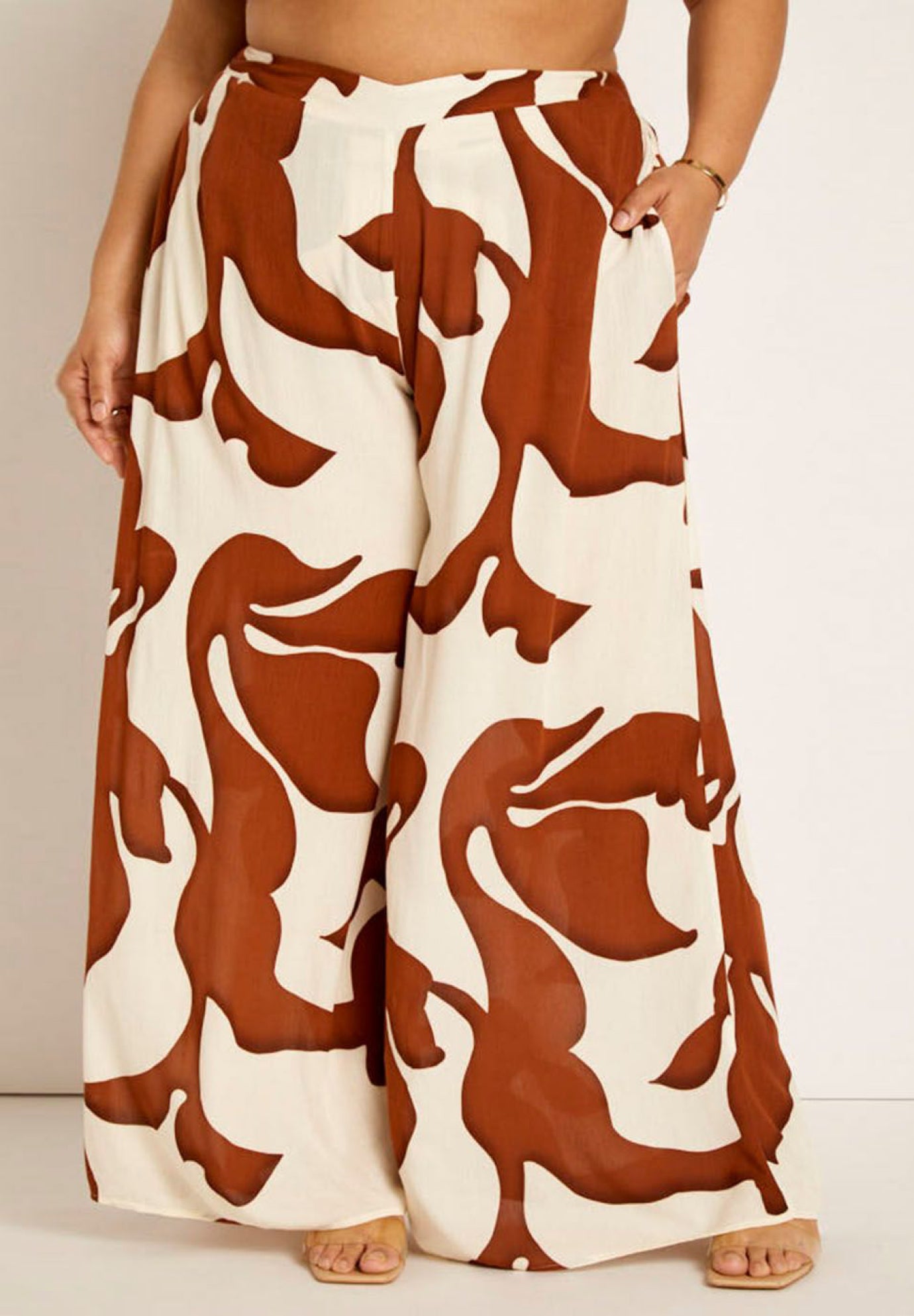 Gabi Fresh Swim x ELOQUII Wide Leg Coverup Pant image number 2