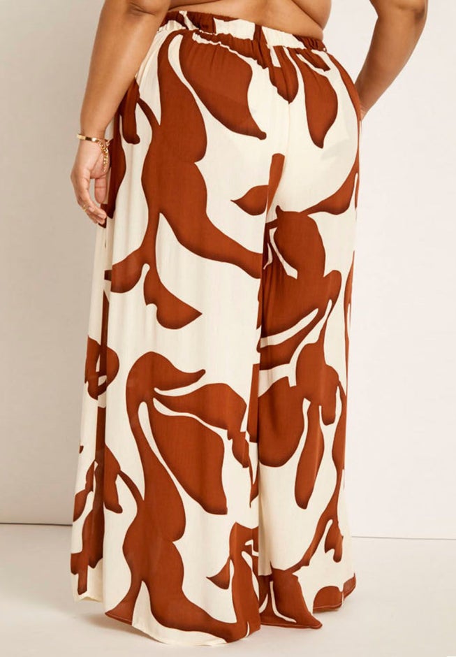 Gabi Fresh Swim x ELOQUII Wide Leg Coverup Pant image number 3